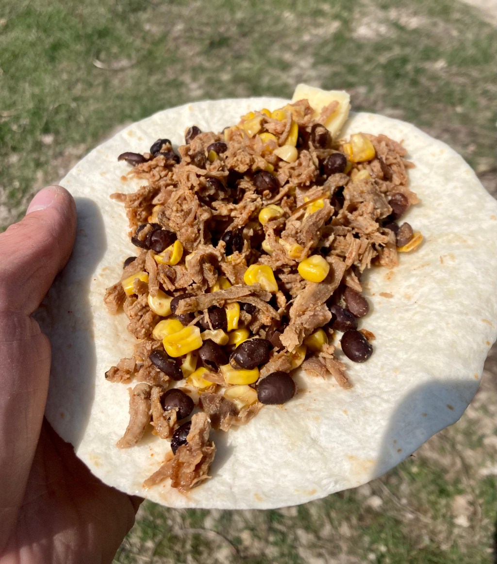Dehydrated Pulled Pork&nbsp;Tacos